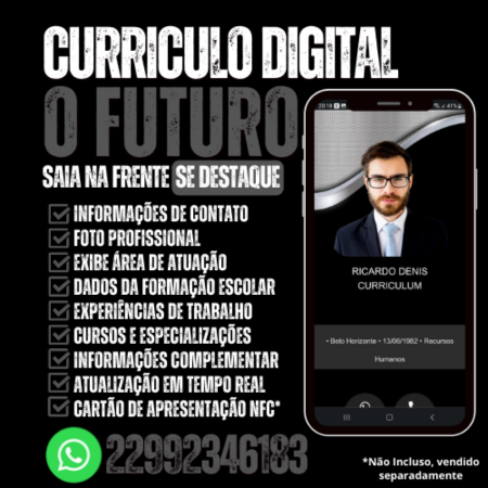 Currículo Digital vs. Currículo Tradicional. Veja as vantagens em ter um Currículo Digital.